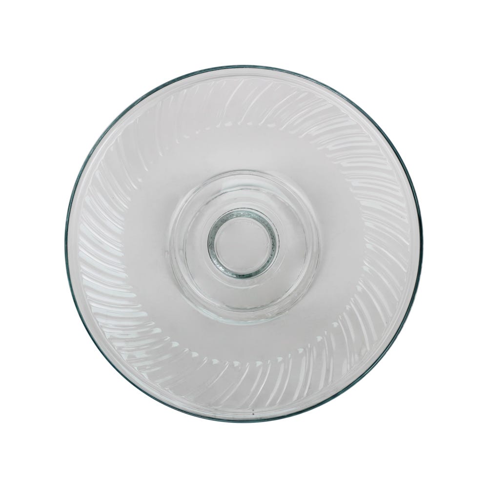 Plato pastelero de vidrio con base Selene 31 cm 7696 Libbey