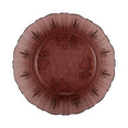 Plato hondo de vidrio Magueyes 19.7 cm uva 811 Crisa
