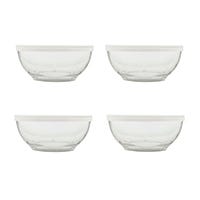 Juego 4 tazones con tapa 300 ml