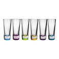 Juego de 6 tequileros Crisa Colors 