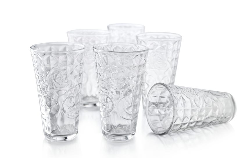 Juego de 6 vasos Diamante