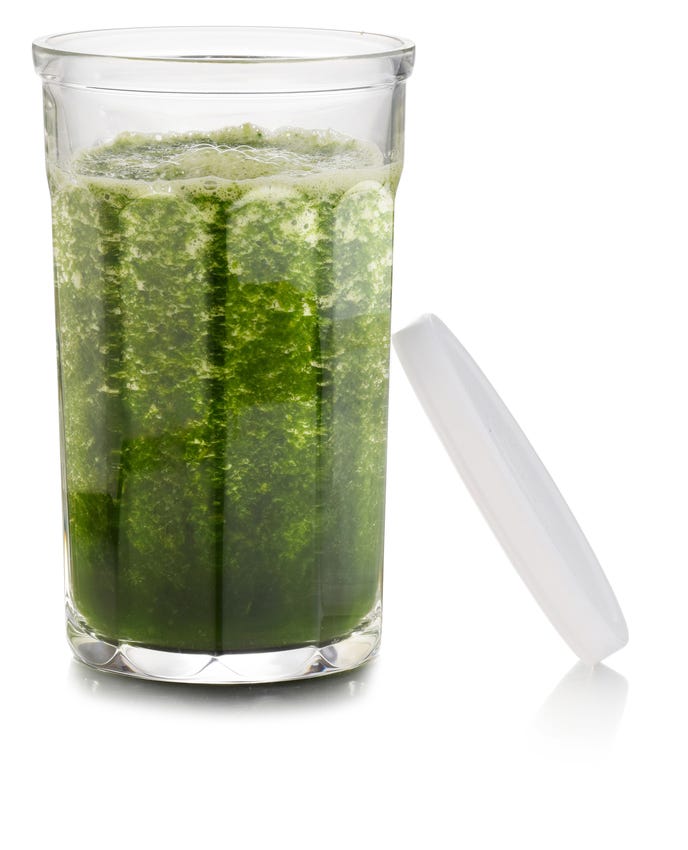 Vaso para jugo con tapa 700 ml HB