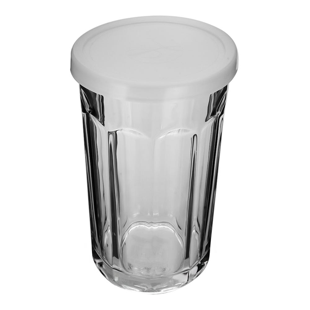 Vaso para jugo con tapa 700 ml HB