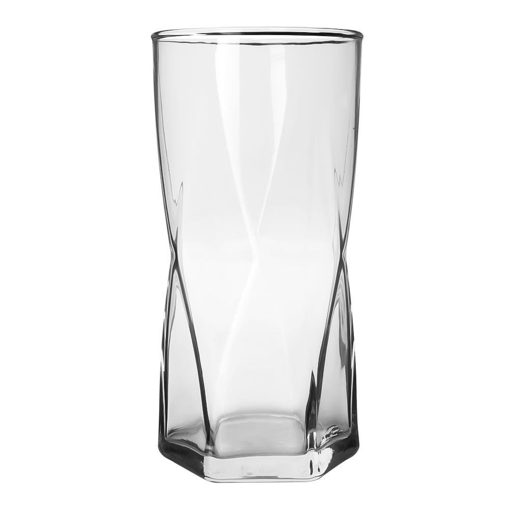 Juego de vasos de vidrio 4 piezas rombus B550 Crisa