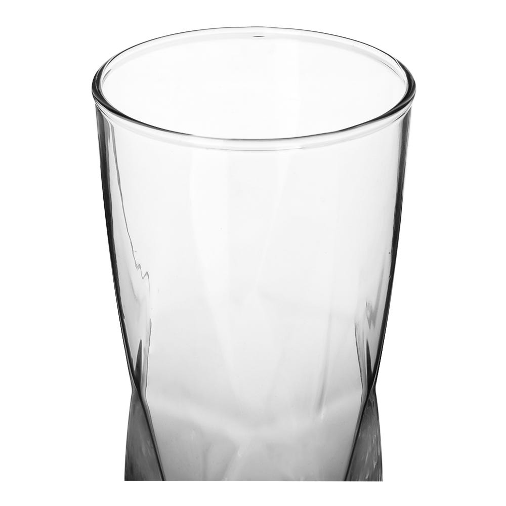 Juego de vasos de vidrio 4 piezas rombus B550 Crisa