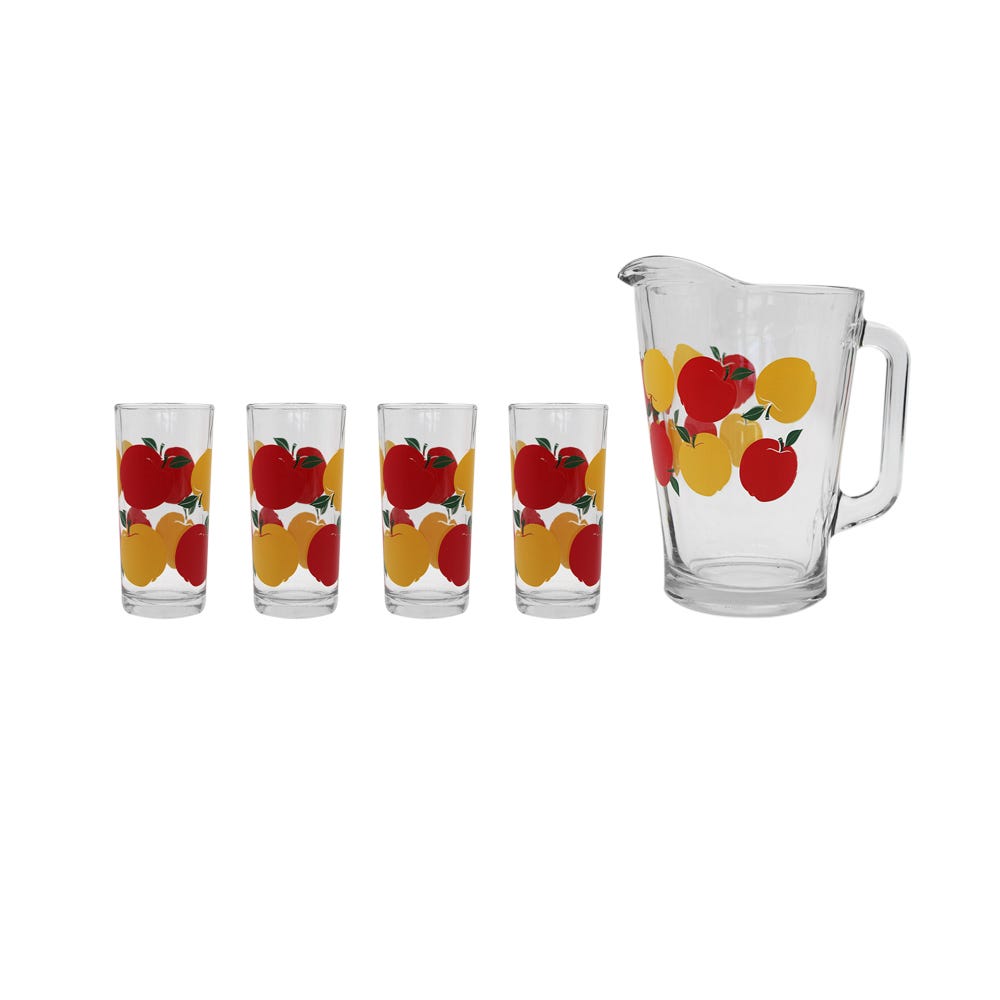 Juego de agua 5 piezas Manzanas 1 Crisa