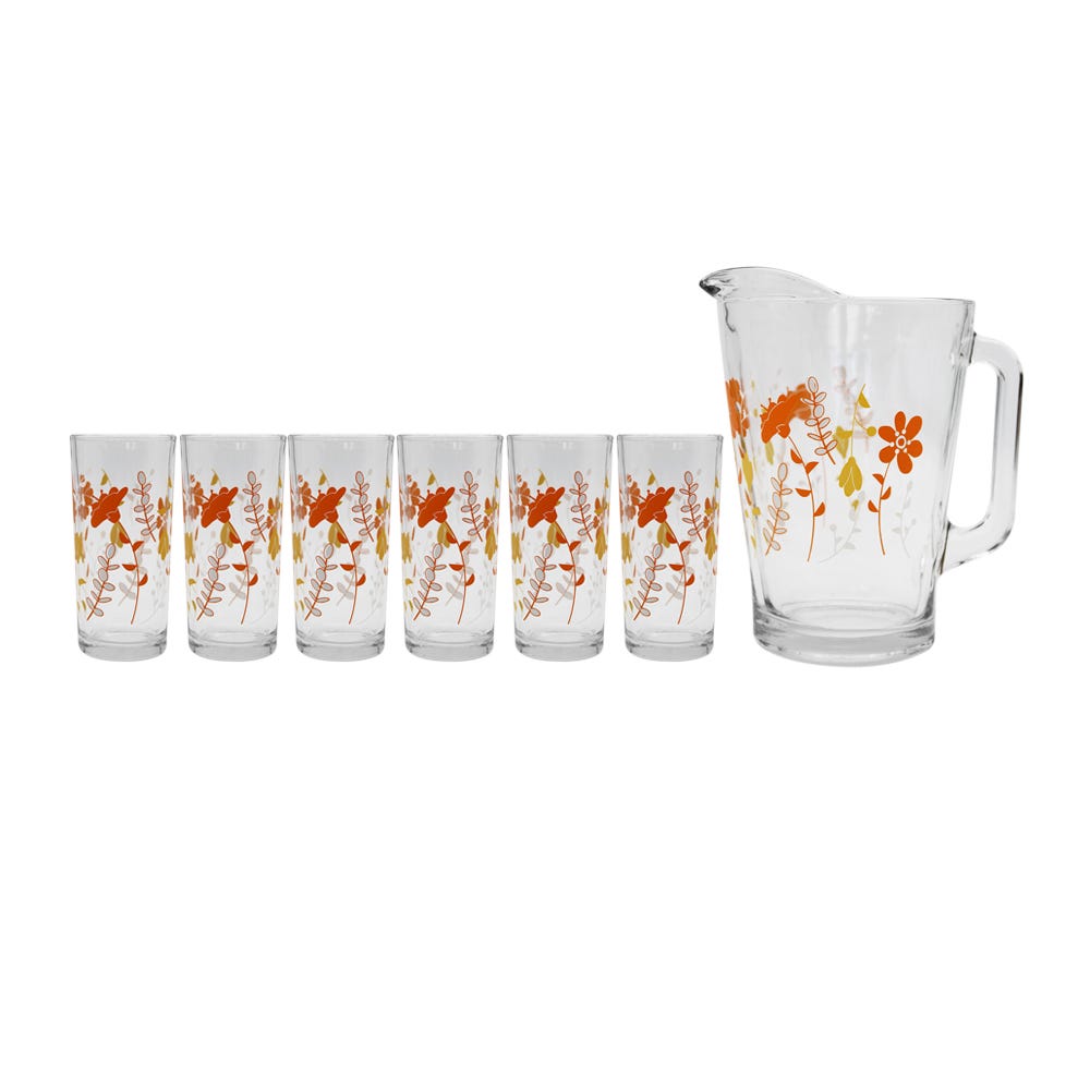 Juego de agua 7 piezas Florecillas Crisa