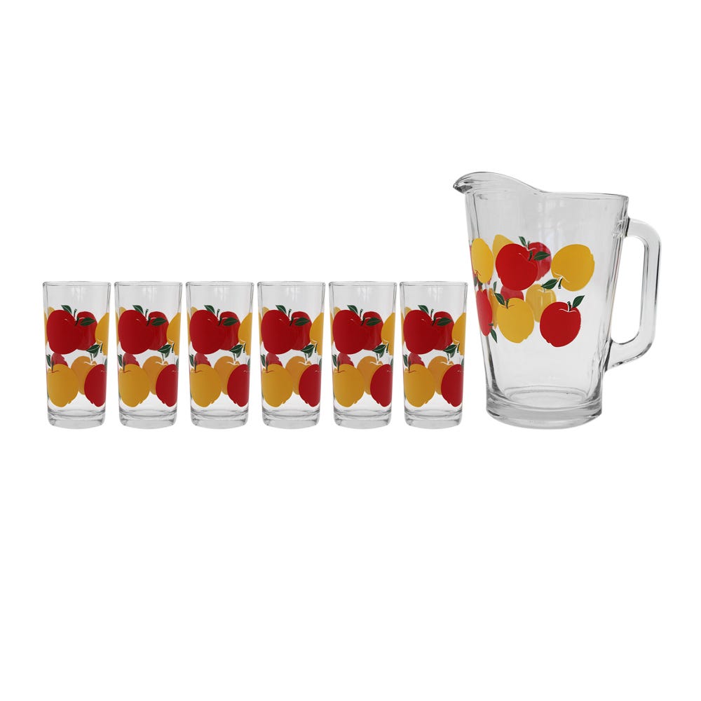 Juego de agua 7 piezas Manzanas 1 Crisa