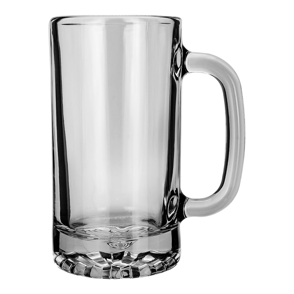 Juego de Tarros Estriados de vidrio 4 piezas 380 ml A660 Crisa