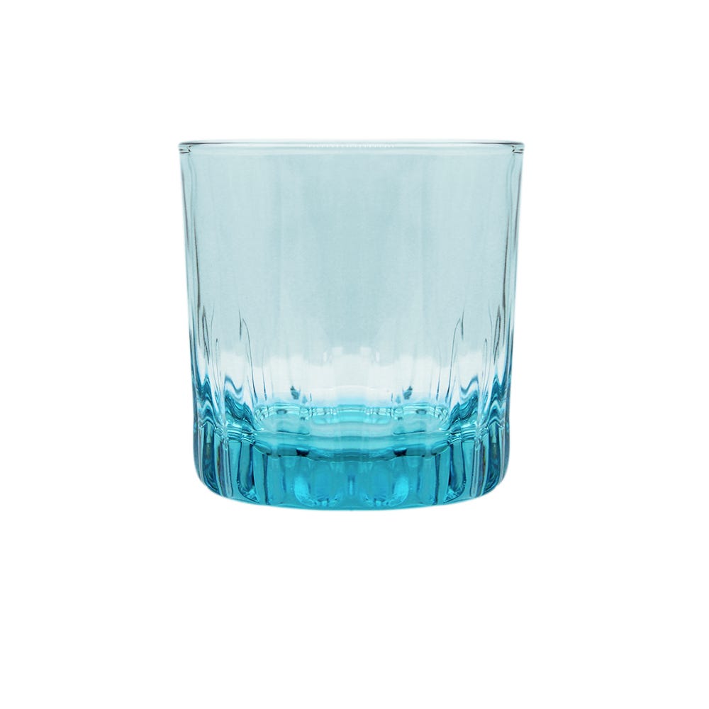 Juego de 6 vasos azul zafiro Dof Crisa