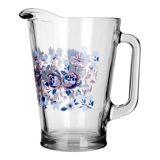 Juego de agua de vidrio 7 piezas flores tita C431 Crisa – vista 2
