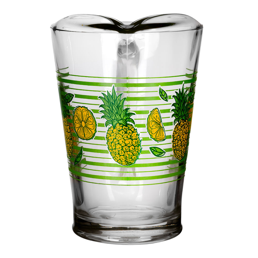 Juego de agua de vidrio 7 piezas piñas C431 Crisa