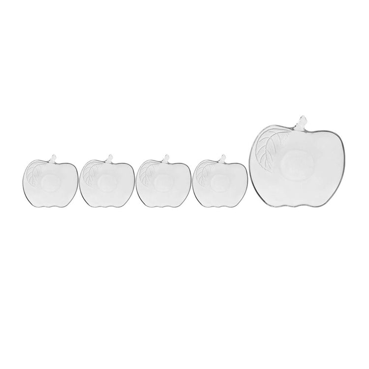 Juego de ensaladeras de manzana 5 piezas Crisa