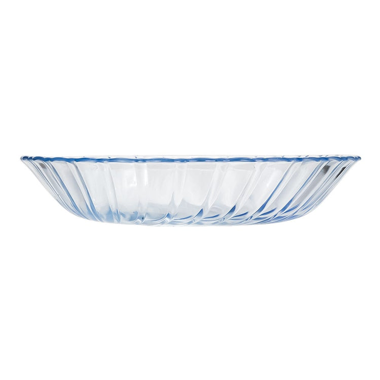 Plato hondo Misty Blue Crisa
