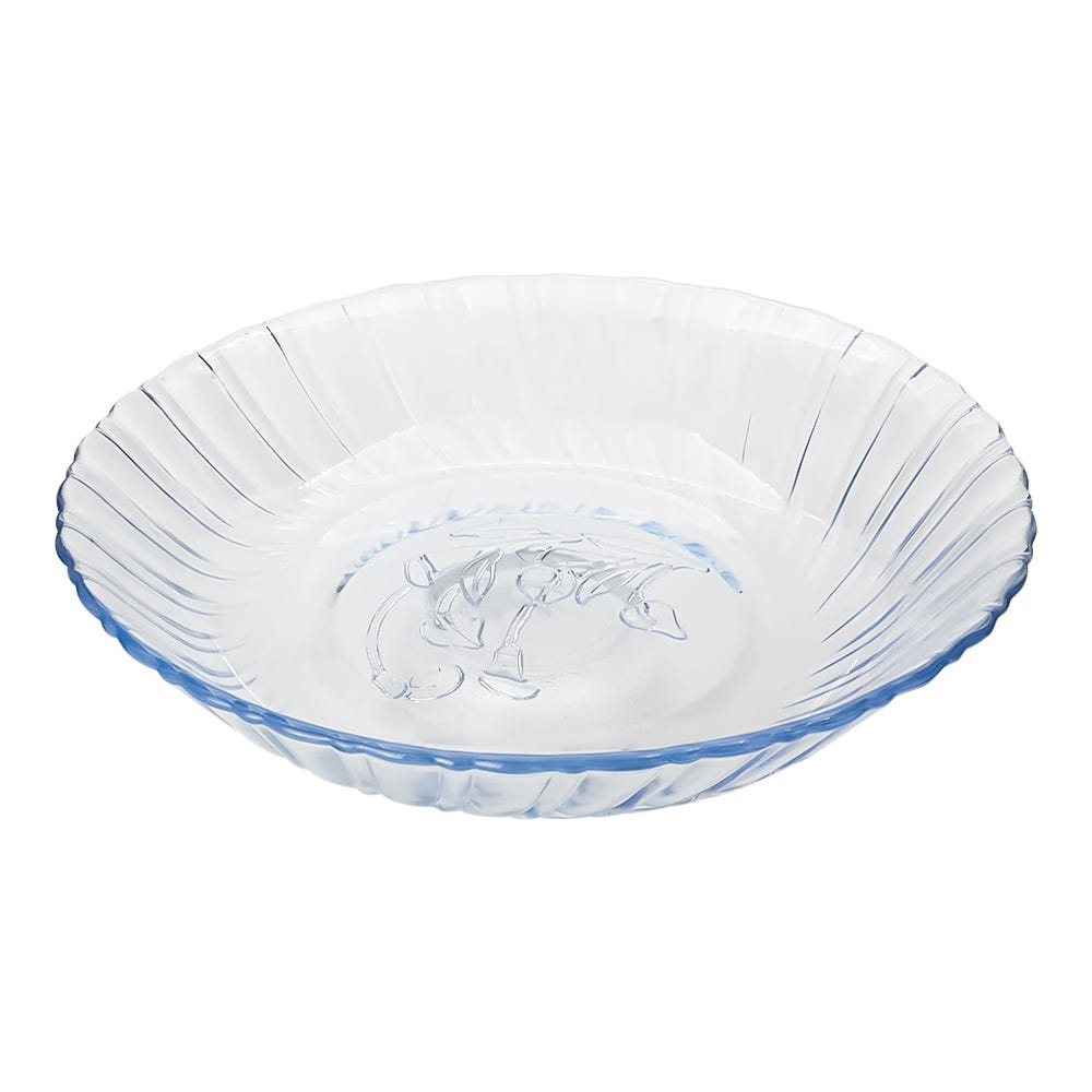 Plato hondo Misty Blue Crisa