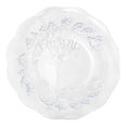 Plato hondo rosas misty blue 19.7 cm Crisa