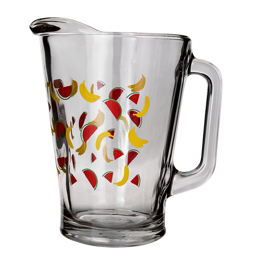 Juego de agua de vidrio 5 piezas plátanos y sandias 8639 Libbey