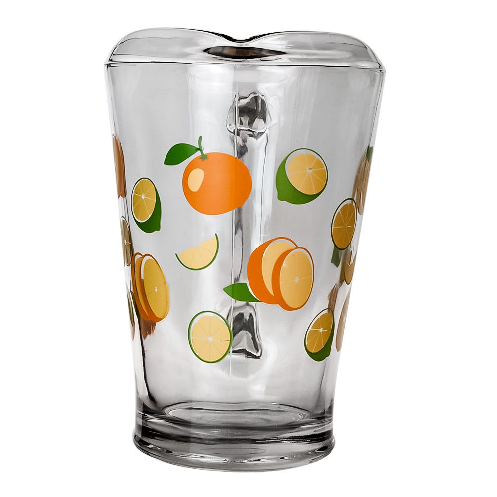 Juego de agua de vidrio 5 piezas naranjas 1 8639 Libbey