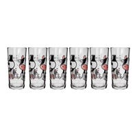 Juego de vasos de vidrio 6 piezas vacas leche 8360 Libbey