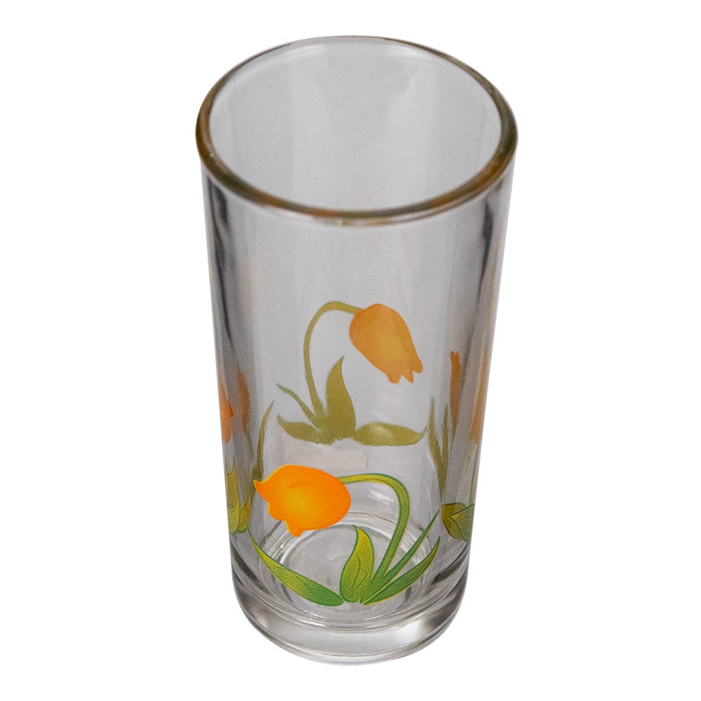 Juego de vasos de vidrio 6 piezas 295 ml Tulipanes 8360 Crisa