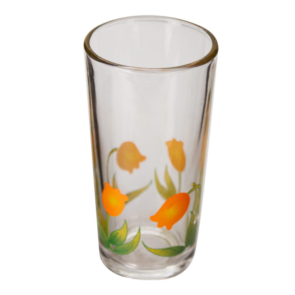 Juego de agua de vidrio 5 piezas Tulipanes 8369 Crisa