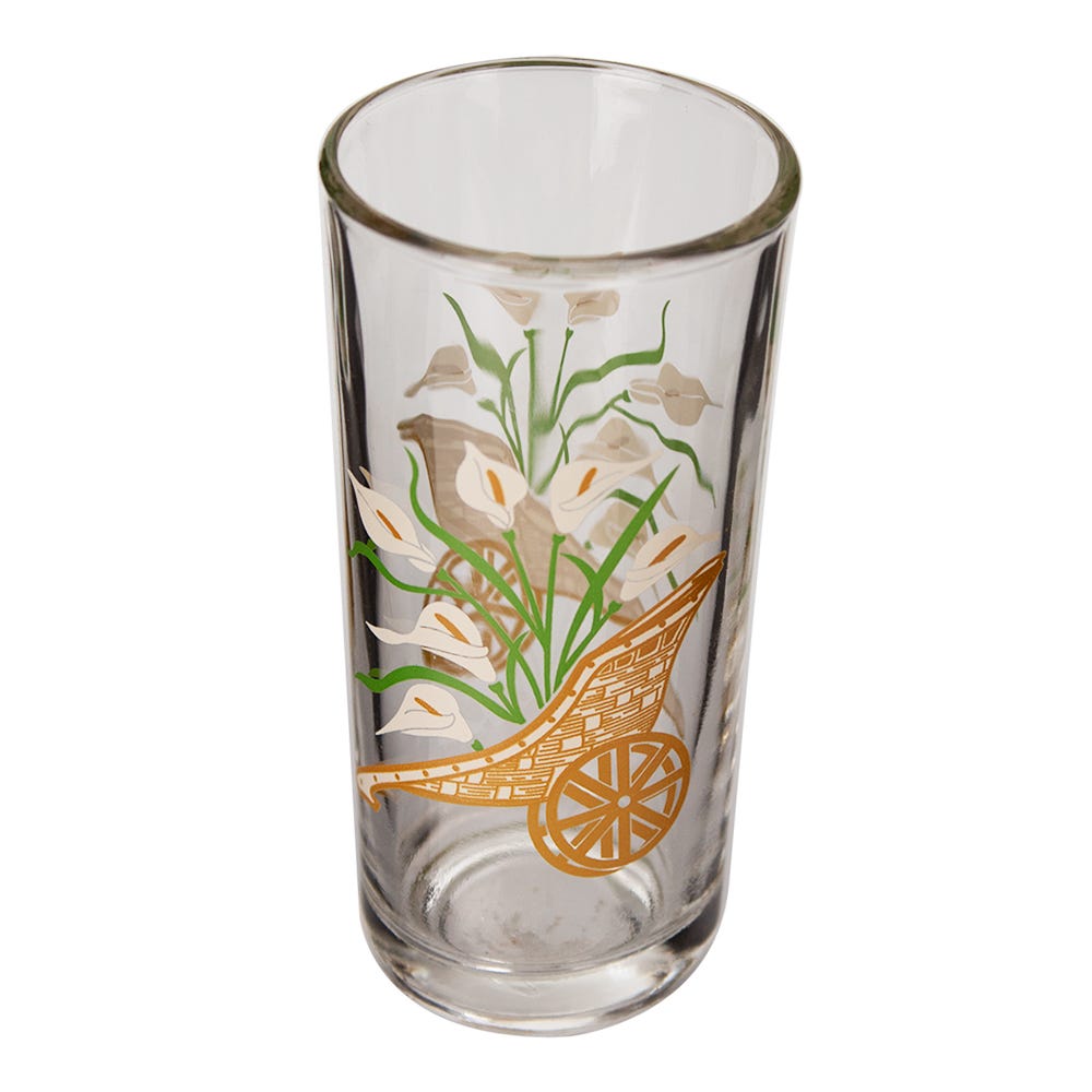 Juego de agua de vidrio 5 piezas Canasta alcatraz 8639 Crisa