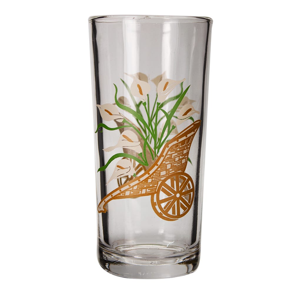 Juego de agua de vidrio 7 piezas Canasta alcatraz C431 Crisa