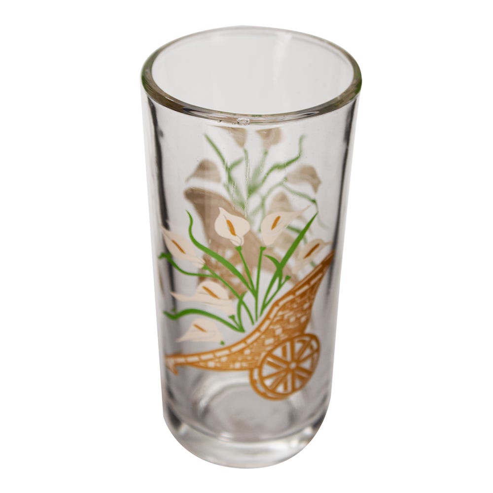 Juego de agua de vidrio 7 piezas Canasta alcatraz C431 Crisa