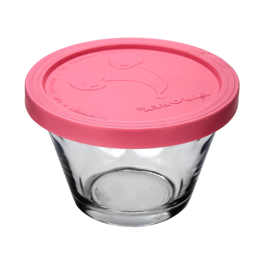 Juego de hornear vidrio 14 piezas con tapa C341 Pyr-O-Rey