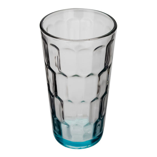 Juego de 6 vasos de vidrio 250 ml Iglu atom azul 0150 Crisa – vista 4