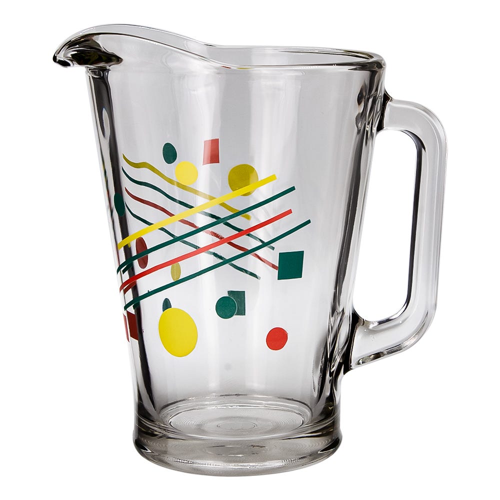 Juego de agua de vidrio 5 piezas Geométricos C988/1724084 Crisa