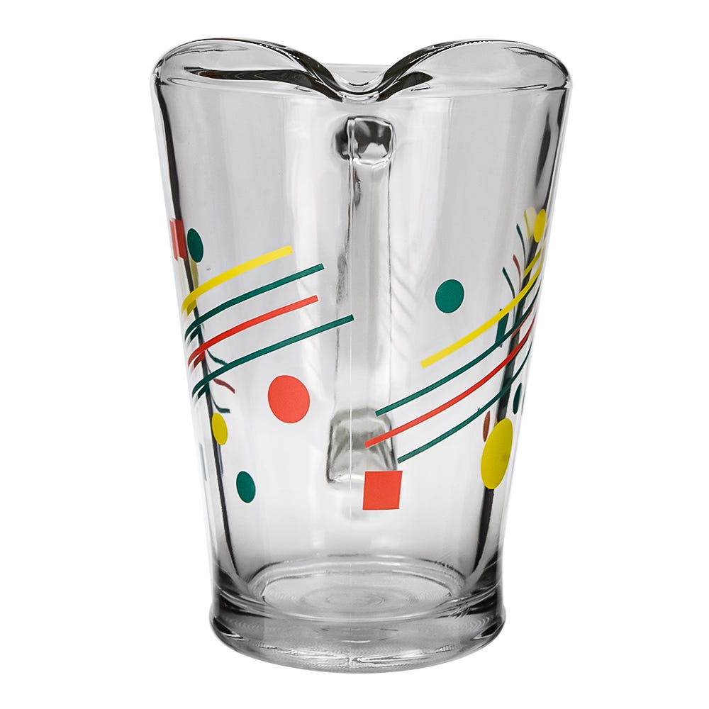 Juego de agua de vidrio 5 piezas Geométricos C988/1724084 Crisa