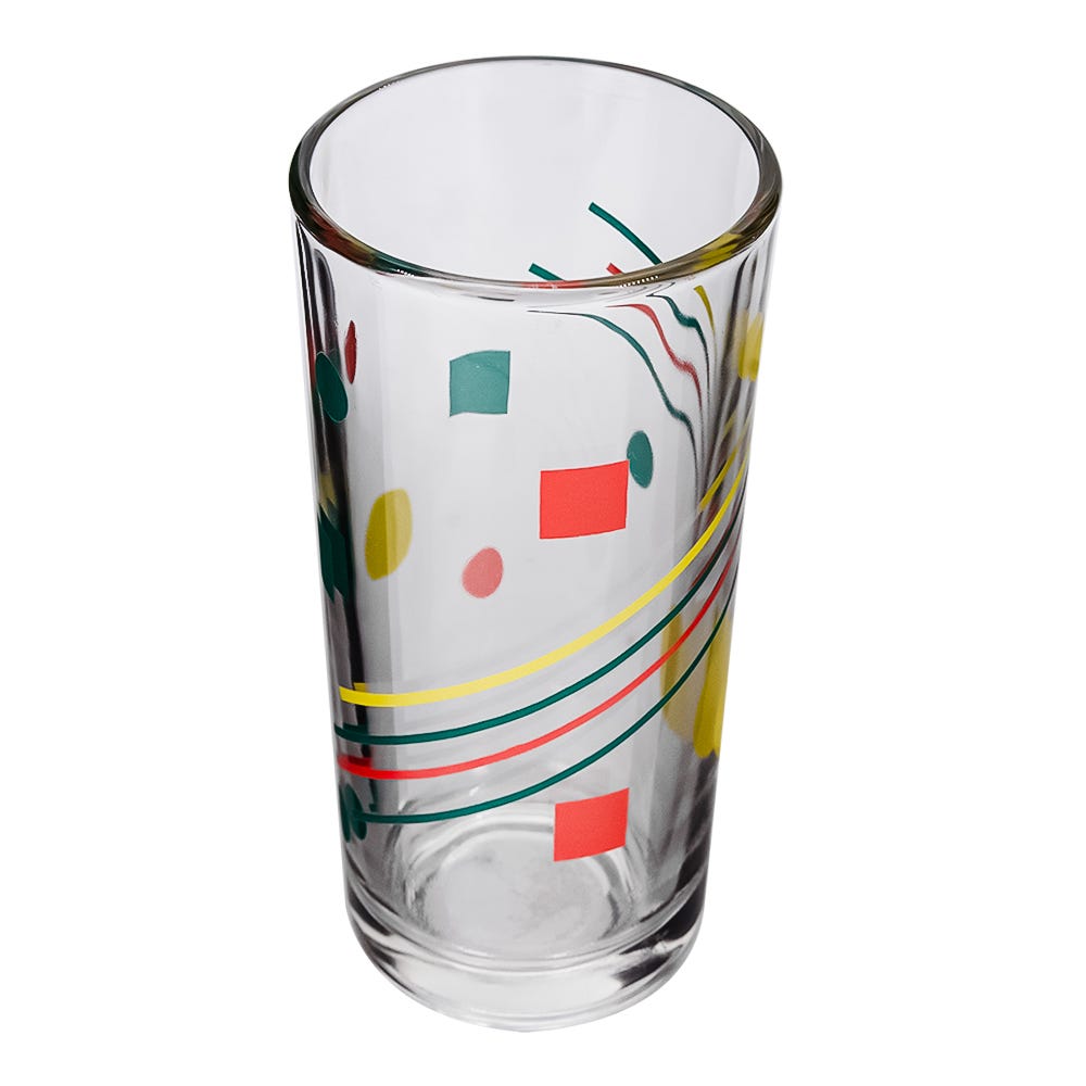 Juego de 6 vasos de vidrio 250 ml Geométricos 9660/1724073 Crisa