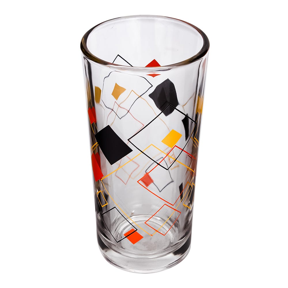 Juego de 6 vasos de vidrio 250 ml Rombos 9660/1724081 Crisa