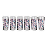 Juego de 6 vasos de vidrio 250 ml Moraflor 9660/1724006 Crisa