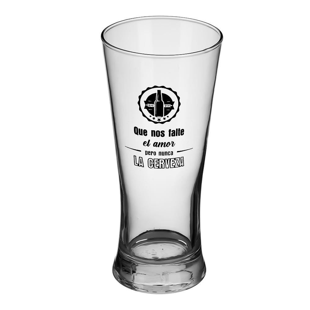 Vaso cervecero de vidrio 280 ml Bravato frase 4 1721038 Libbey