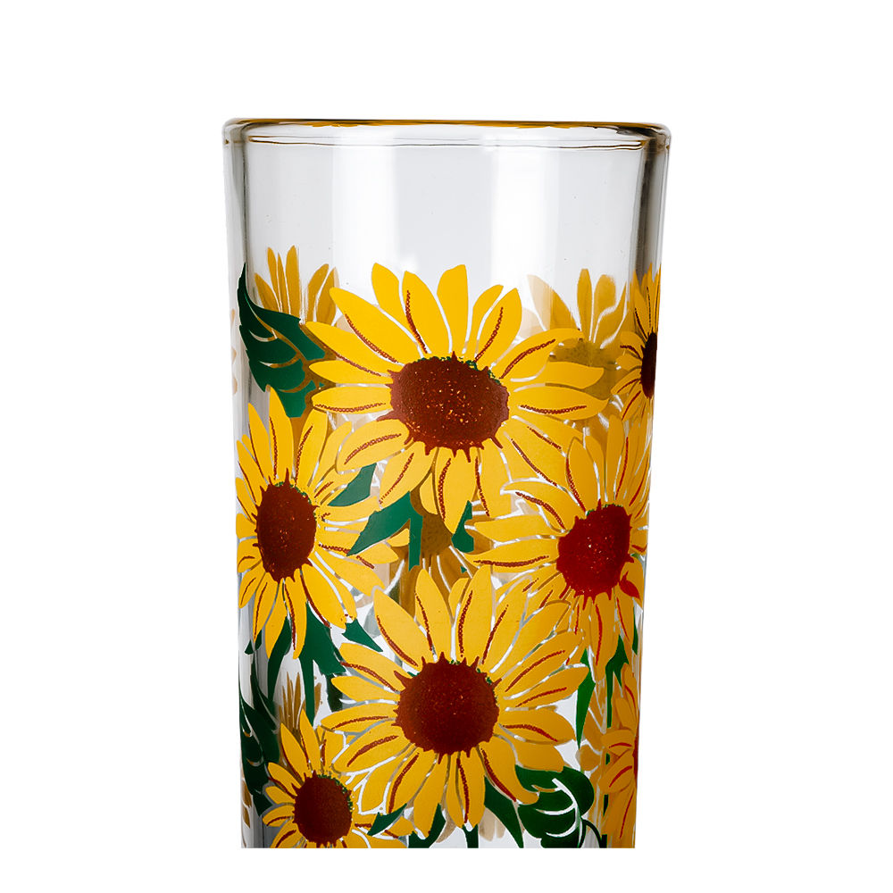 Juego de agua 7 piezas de vidrio Girasoles 7972 Crisa