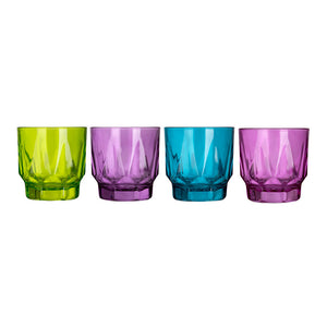 Juego de 4 vasos de vidrio 250 ml Prisma Colors 9014 Libbey