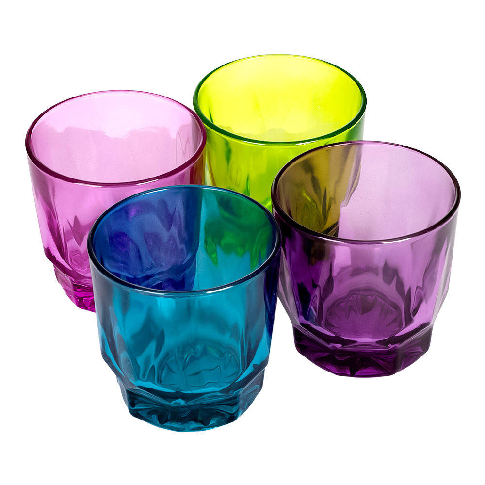 Juego de 4 vasos de vidrio 250 ml Prisma Colors 9014 Libbey