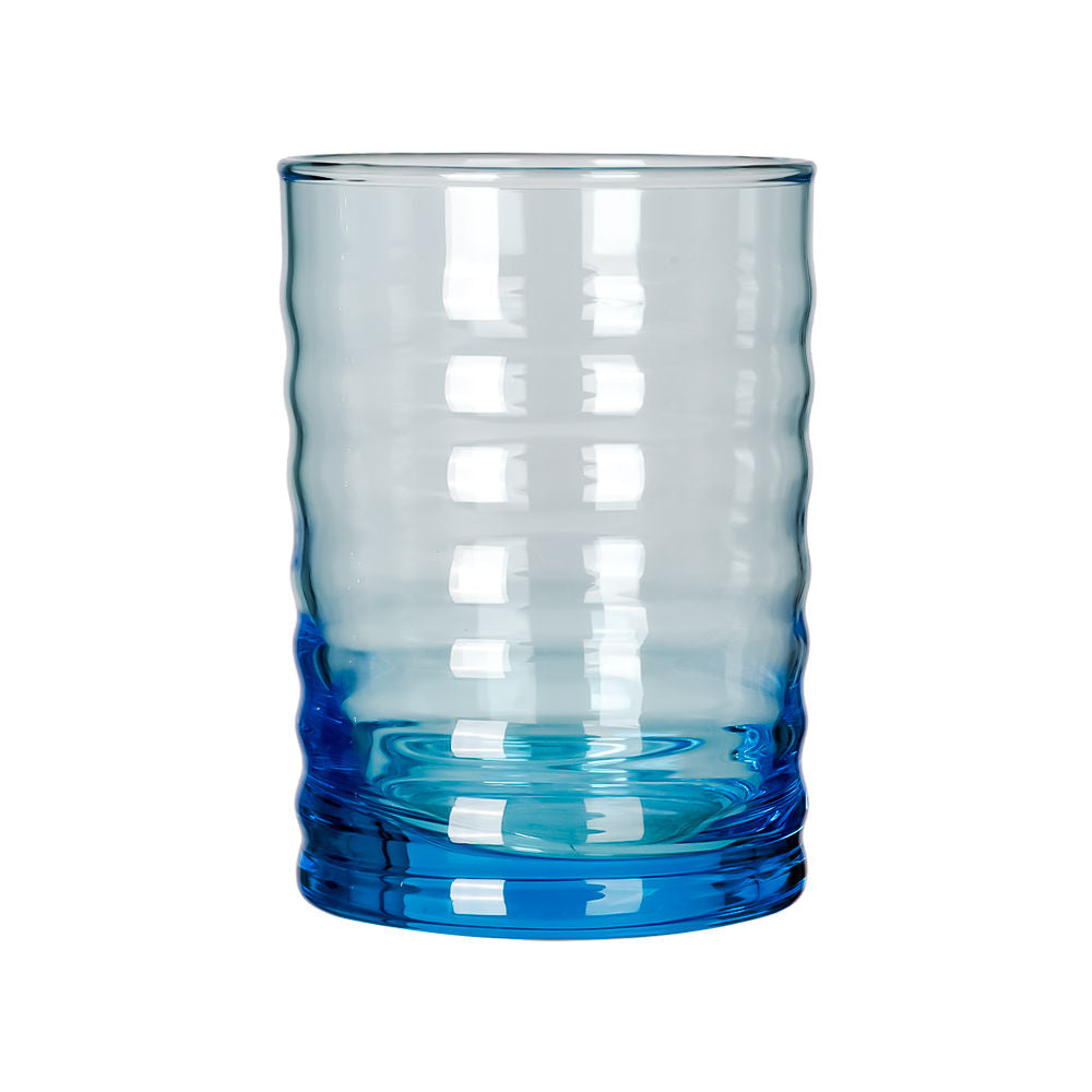 Juego de 8 vasos de vidrio Pueblo azul zafiro C906 Libbey