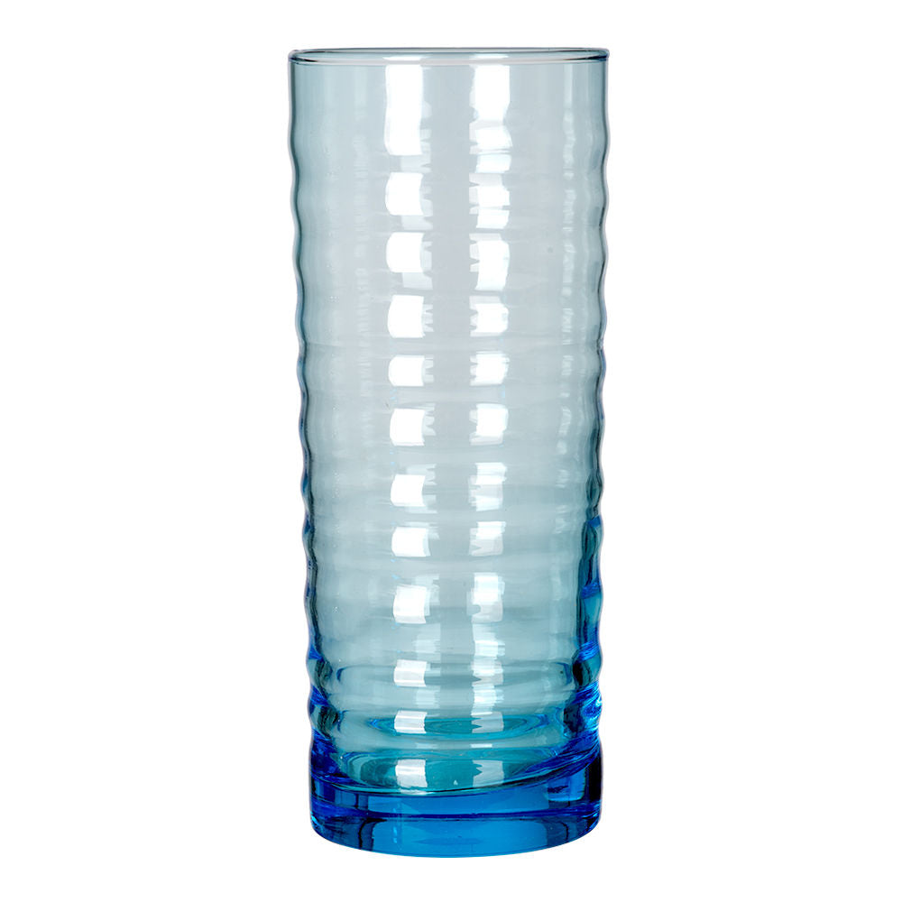 Juego de 8 vasos de vidrio Pueblo azul zafiro C906 Libbey