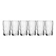 Juego de 6 vasos Dof de vidrio 404 ml Crisa – vista del juego completo
