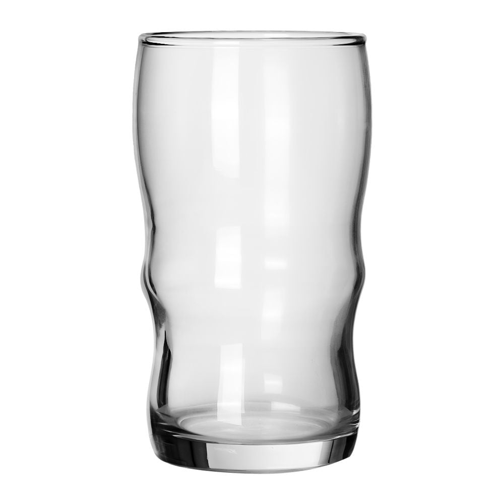 Juego de 6 vasos Dof de vidrio 404 ml Crisa – vista frontal de un vaso