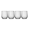 Juego de 4 vasos de vidrio 497 ml Stemles 6508 Crisa