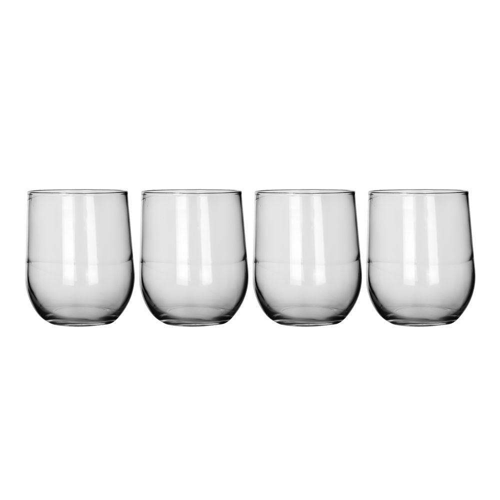Juego de 4 vasos de vidrio 497 ml Stemles 6508 Crisa