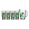 Juego de agua 5 piezas de vidrio Green Life C988CR Crisa