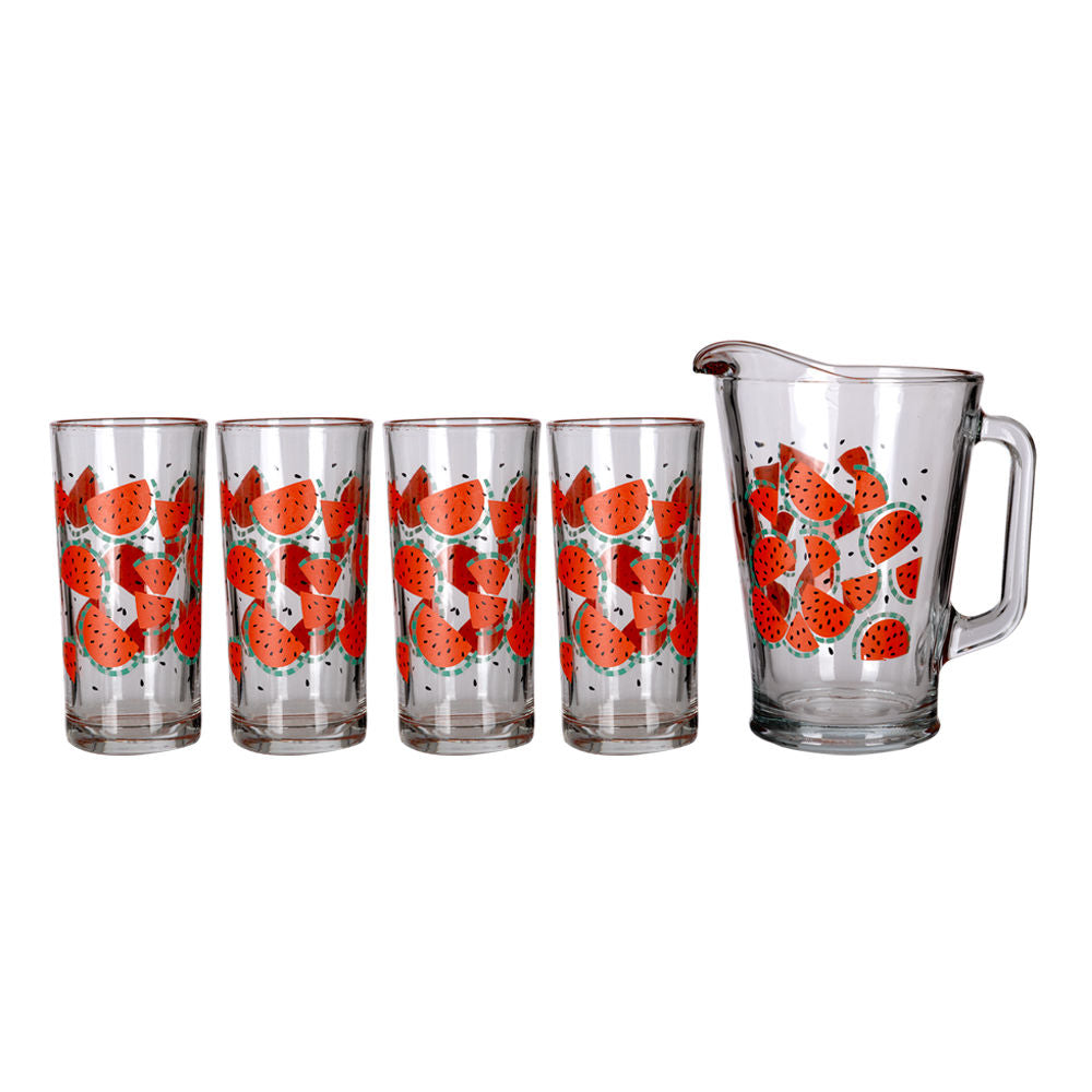 Juego de agua 5 piezas de vidrio Sandibell 8639CR Crisa