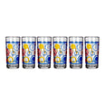 Juego de 6 vasos de vidrio 295 ml Círculos 8360CR Crisa