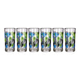 Juego de 6 vasos de vidrio 295 ml Tropical 8360CR Crisa