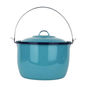 Olla convexa No. 26 azul turquesa Cinsa